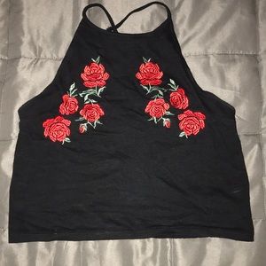 Highneck crop top